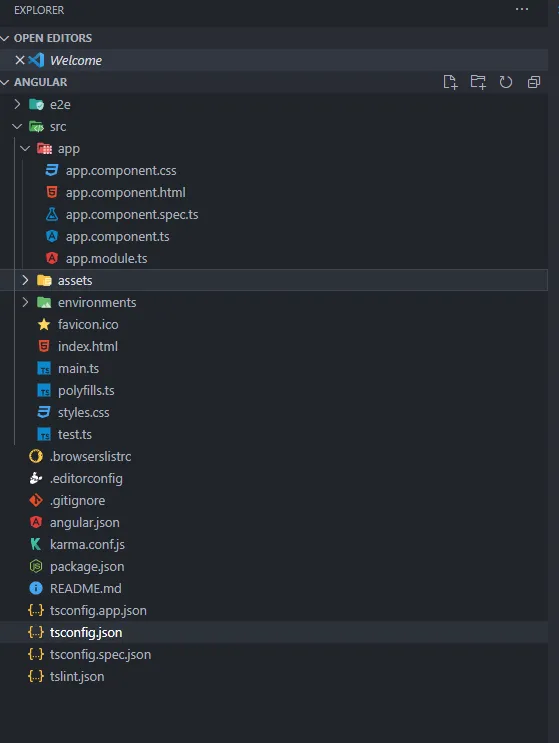 Angular file structure